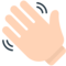 Waving Hand emoji on Mozilla